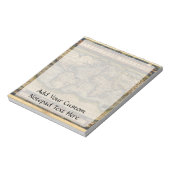 ヴィンテージ世界地図アトラスヒストリカルデザイン ノートパッド (回転)