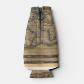 ヴィンテージ世界地図アトラスヒストリカルデザイン ボトルクーラー (裏面)