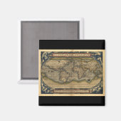 ヴィンテージ世界地図アトラスヒストリカルデザイン マグネット (正面/裏面)