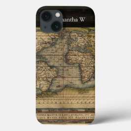 ヴィンテージ世界地図アトラスヒストリカルデザイン iPhone 13ケース