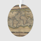 ヴィンテージ世界地図アトラスヒストリカル オーナメント (正面)