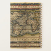 ヴィンテージ世界地図アトラスヒストリカル プランナー手帳 (裏面)