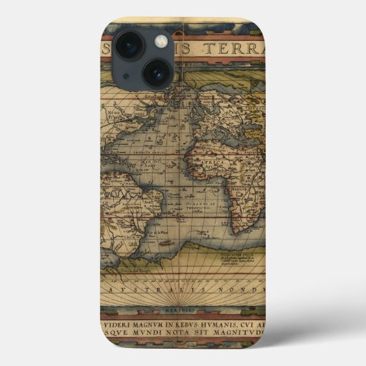 ヴィンテージ世界地図アトラスヒストリカル Case-Mate iPhoneケース (裏面)