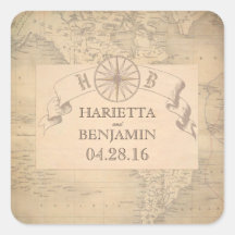 ヴィンテージ世界地図アドベンチャーアンドトラベル結婚ズ