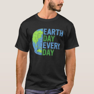 ヴィンテージ世界地図グラフィックプラネット記念地球 Tシャツ