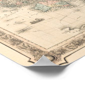 ヴィンテージ世界地図ポスター ポスター (角)