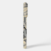 ヴィンテージ世界地図モンスターズ鳴海飛んでいる魚 Case-Mate iPhoneケース (裏面 / 右)