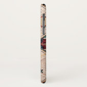 ヴィンテージ世界地図1600年頃 Case-Mate iPhoneケース (裏面/左)