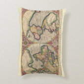 ヴィンテージ世界地図1609 アクセントクッション (裏面(縦))