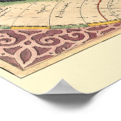 ヴィンテージ世界地図1609 ポスター (角)