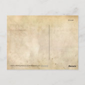 ヴィンテージ世界地図1910 ポストカード (裏面)