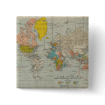 ヴィンテージ世界地図1910