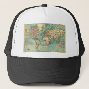 ヴィンテージ世界地図 キャップ