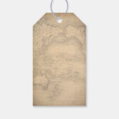 ヴィンテージ世界地図 ギフトタグ (裏面)