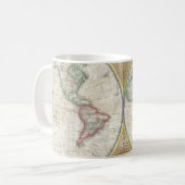 ヴィンテージ世界地図 コーヒーマグカップ (正面左)