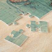 ヴィンテージ世界地図 ジグソーパズル (側面)