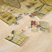 ヴィンテージ世界地図 ジグソーパズル (側面)