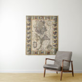 ヴィンテージ世界地図 タペストリー (インサイチュ)
