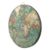 ヴィンテージ世界地図 ダーツボード (正面右)