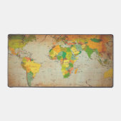 ヴィンテージ世界地図 デスクマット (正面)