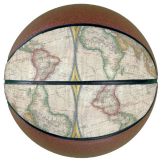 ヴィンテージ世界地図 バスケットボール