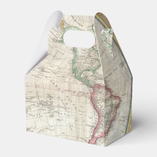 ヴィンテージ世界地図 フェイバーボックス (裏面サイド)