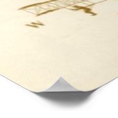 ヴィンテージ世界地図 ポスター (角)