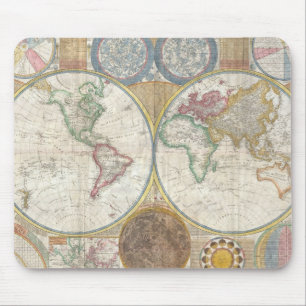 ヴィンテージ世界地図 マウスパッド