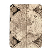 ヴィンテージ世界地図 マグネット (縦)