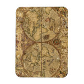 ヴィンテージ世界地図 マグネット (縦)