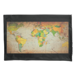 ヴィンテージ世界地図 枕カバー