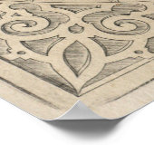 ヴィンテージ世界地図(1607) 2 ポスター (角)