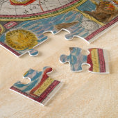 ヴィンテージ世界地図(1662) ジグソーパズル (側面)