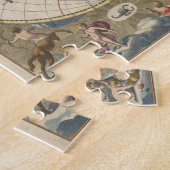 ヴィンテージ世界地図(1690年) ジグソーパズル (側面)