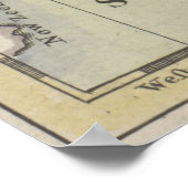 ヴィンテージ世界地図(1766年) ポスター (角)