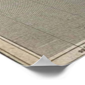 ヴィンテージ世界地図（1820年） 2 ポスター (角)