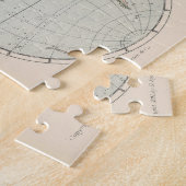 ヴィンテージ世界地図（1892年） ジグソーパズル (側面)