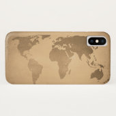 ヴィンテージ世界地図 Case-Mate iPhoneケース (裏面(横))
