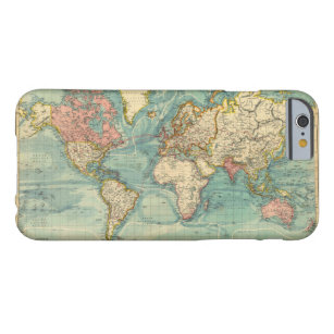 ヴィンテージ世界地図 BARELY THERE iPhone 6 ケース