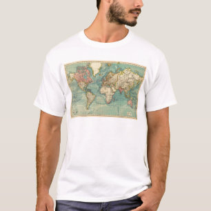 ヴィンテージ世界地図 Tシャツ