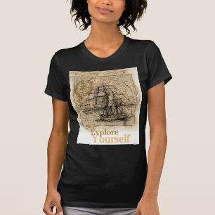 ヴィンテージ世界地図 Tシャツ