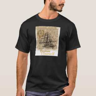 ヴィンテージ世界地図 Tシャツ