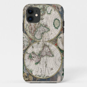 ヴィンテージ世界地図iPhone 5ケース iPhone 11 ケース
