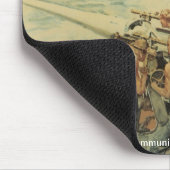 ヴィンテージ世界大戦の債券ポスター マウスパッド (コーナー)