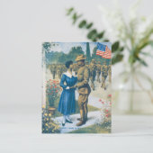 ヴィンテージ世界大戦I色男はスラッカーではない ポストカード (スタンド正面)