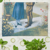 ヴィンテージ世界大戦I色男はNo Slacker Kitc キッチンタオル (折り畳み)