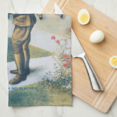 ヴィンテージ世界大戦I色男はNo Slacker Kitc キッチンタオル (四つ折り)