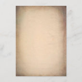 ヴィンテージ世界旅行地図 ウェディング情報 エンクロージャーカード (裏面)