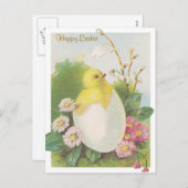 ヴィンテージ世紀REP復活祭はがきグリーティング シーズンポストカード (正面/裏面)