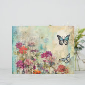 ヴィンテージ両面バタフライスクラップブック紙 (スタンド正面)